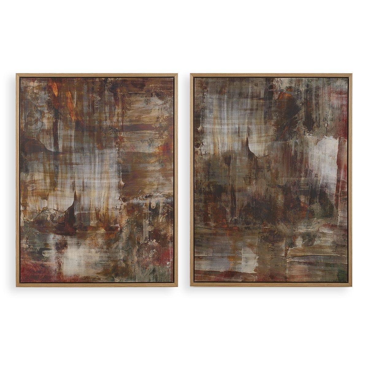 Molten Patina Framed Canvases, S/2 view 2