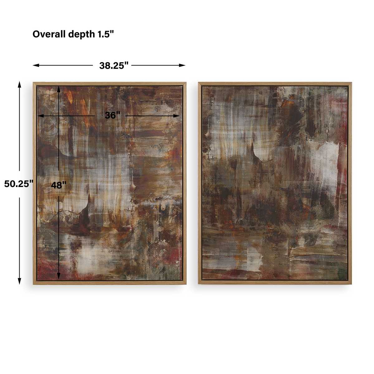 Molten Patina Framed Canvases, S/2 view 8