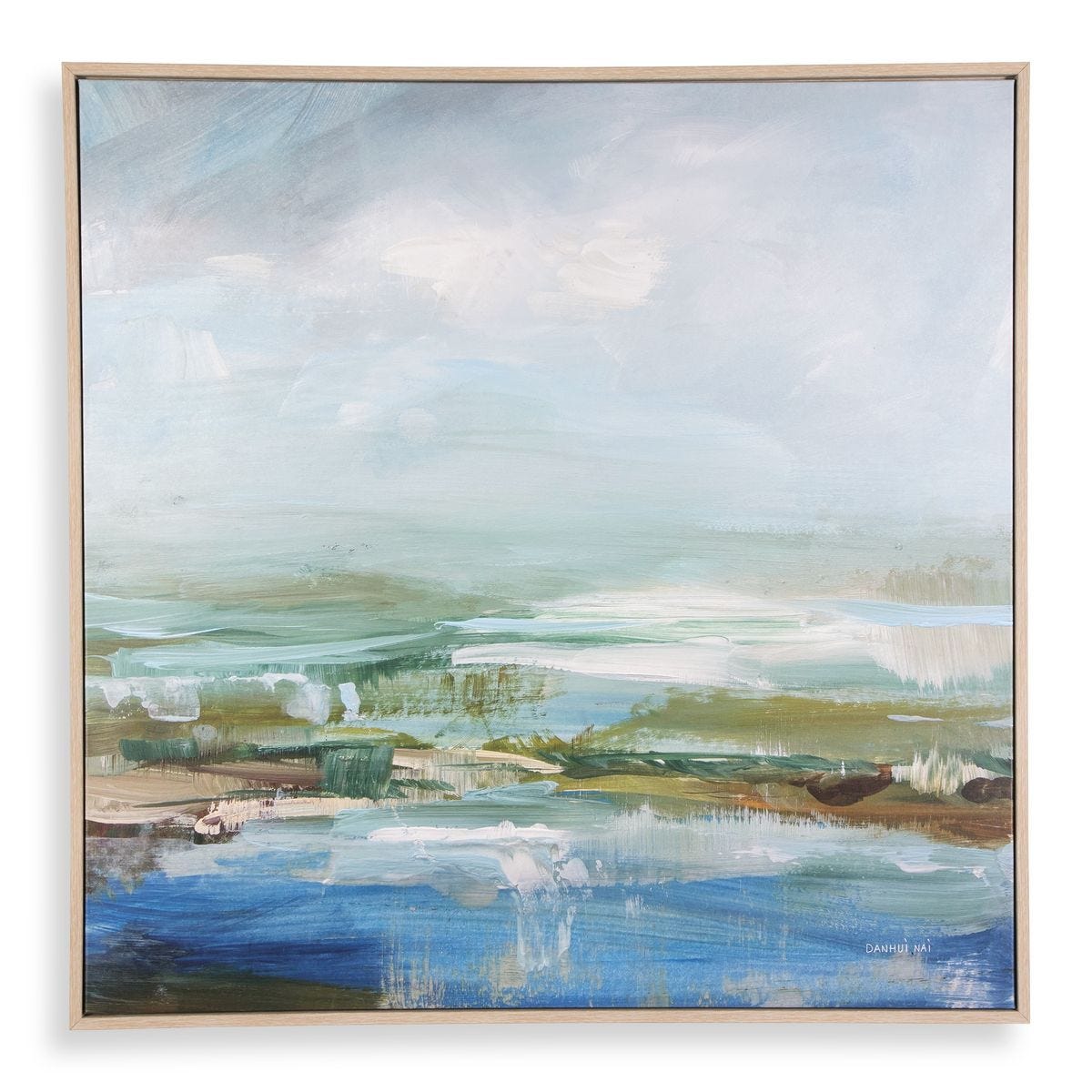 Lush Valley Framed Canvas - Uttermost