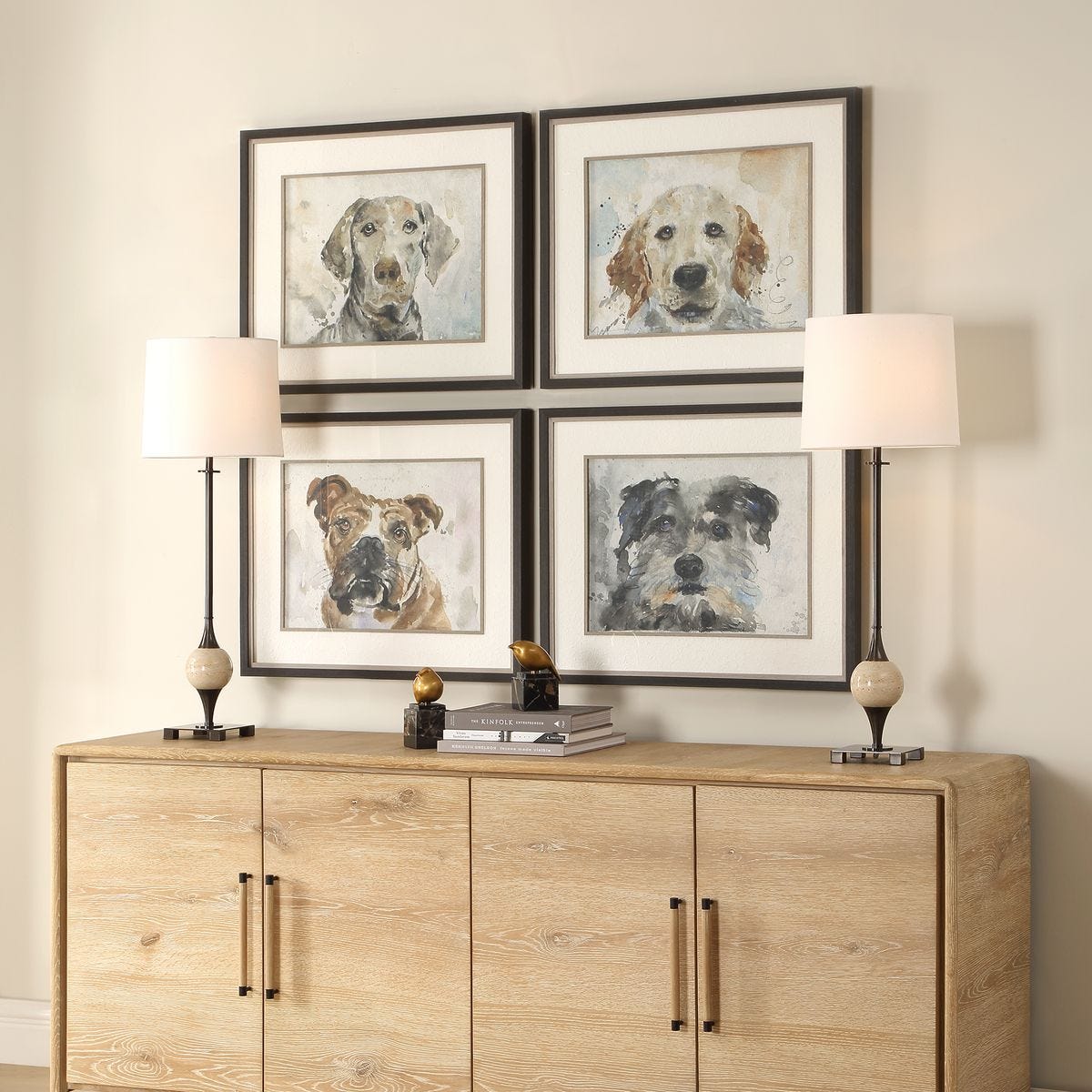 Dog Days Framed Prints, S/4 view 3