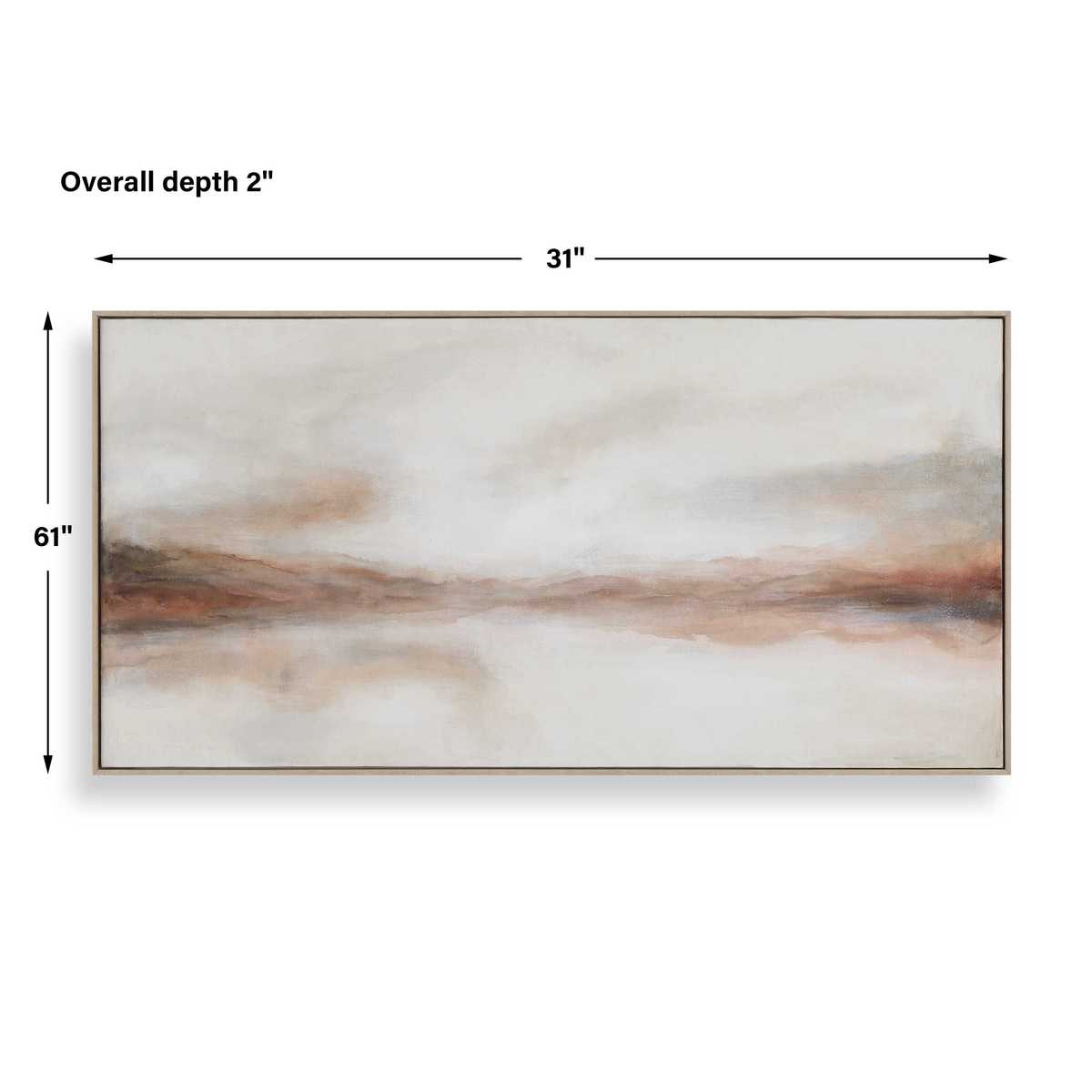 Haze in the Horizon Hand Painted Canvas - Uttermost