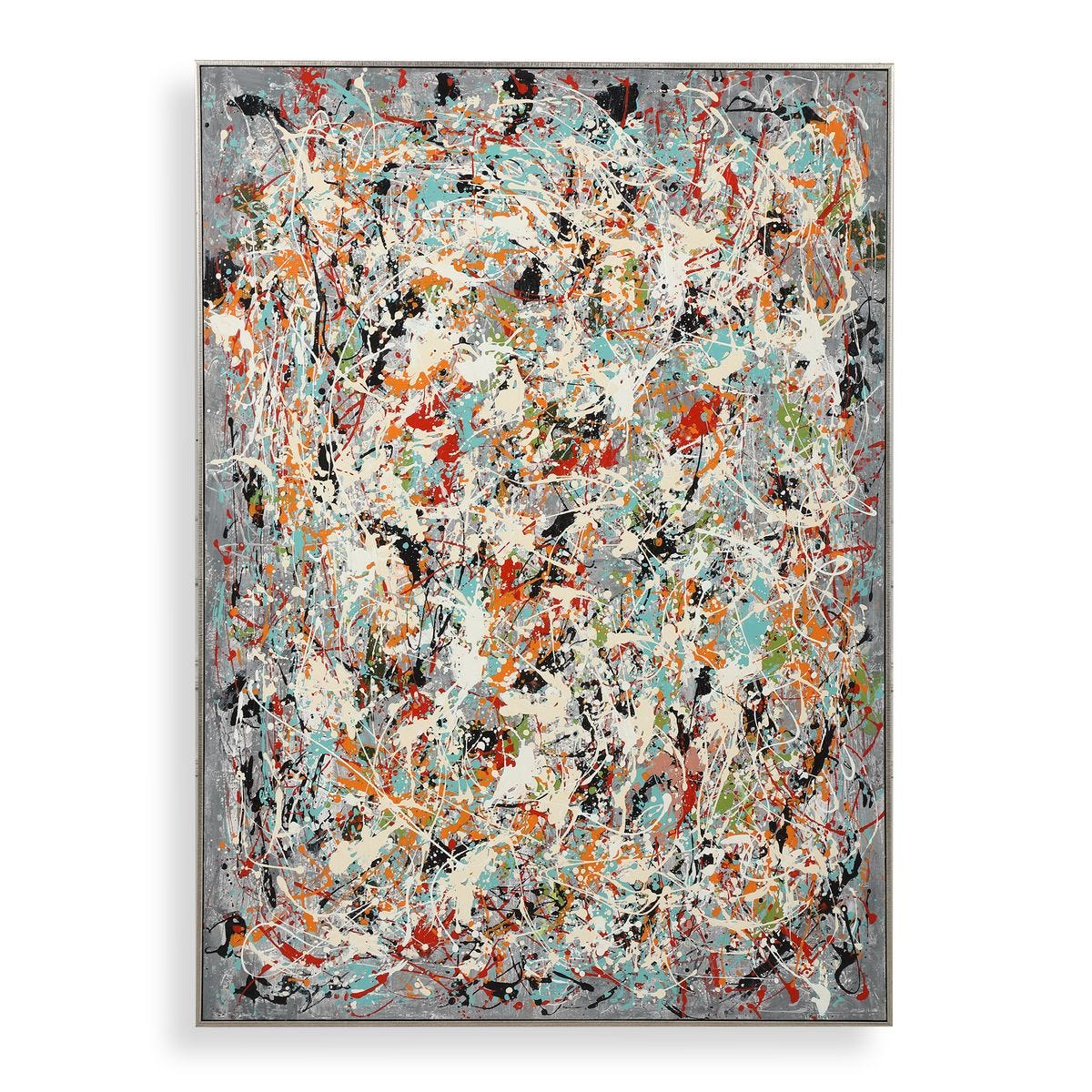 絵画 chaotic Organized Chaos Hand Painted Canvas - Uttermost