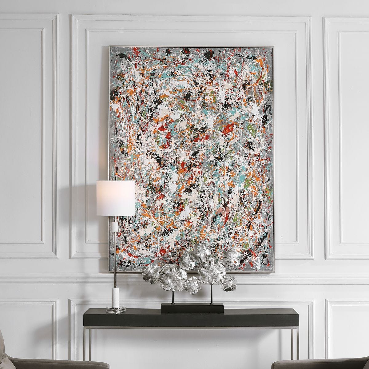 Organized Chaos Hand Painted Canvas - Uttermost