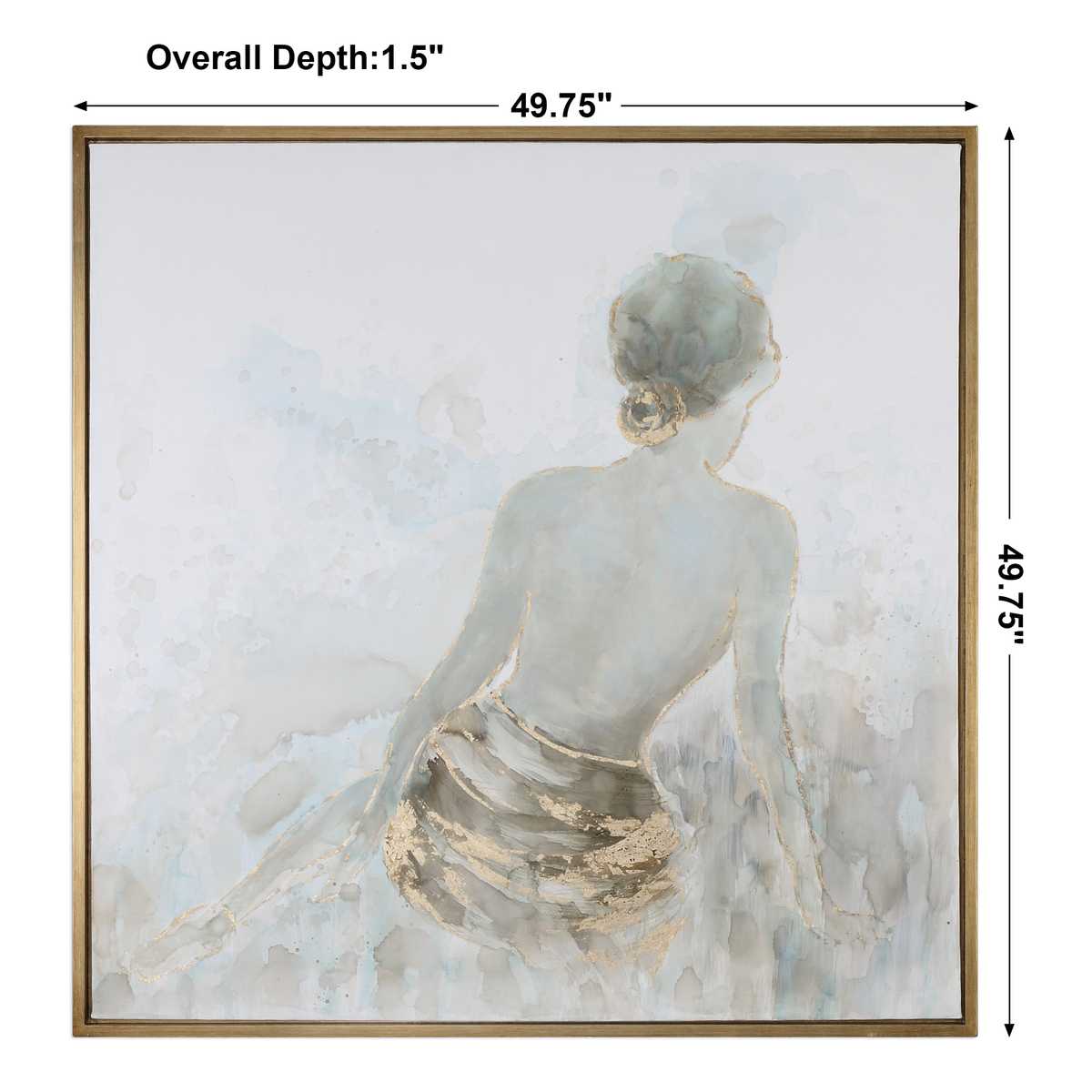 Gold Highlights Hand Painted Canvas view 4