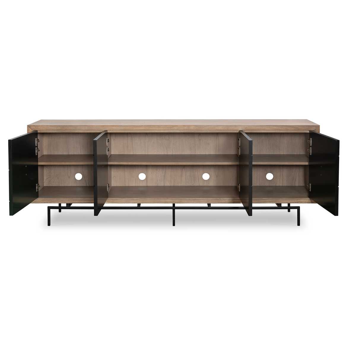 Interlace 4 Door Cabinet - Uttermost