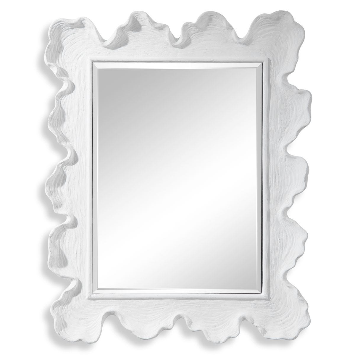 Sea Coral Mirror, White - Uttermost