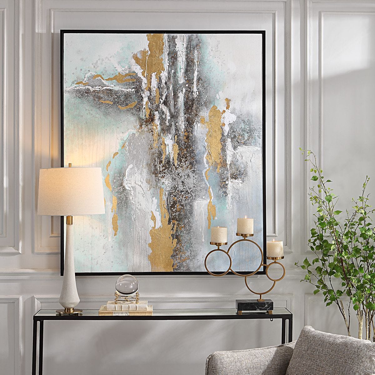 Mountain Mist Hand Painted Canvas - Uttermost