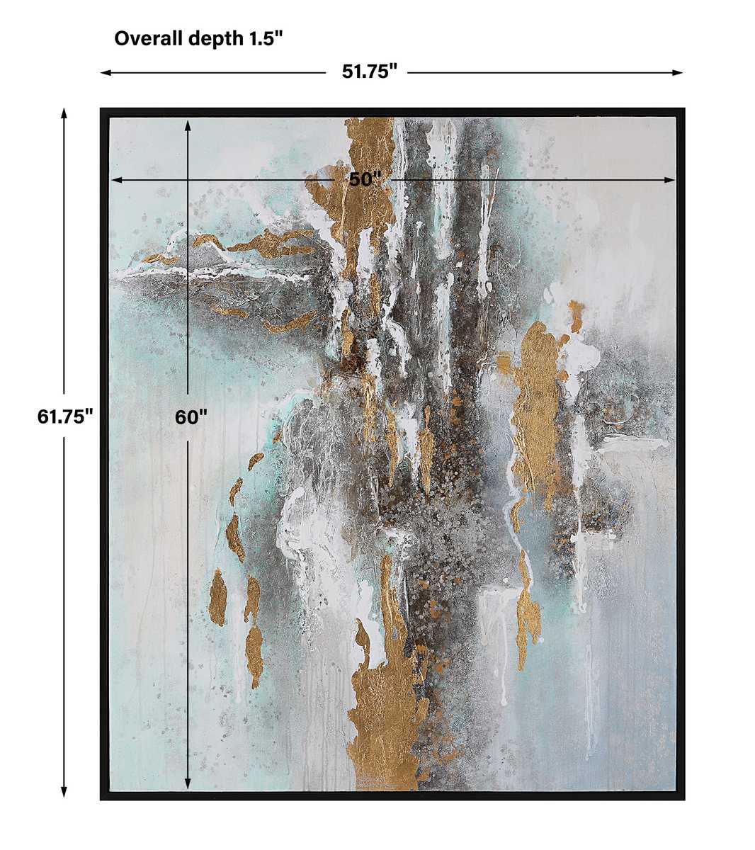 Mountain Mist Hand Painted Canvas - Uttermost