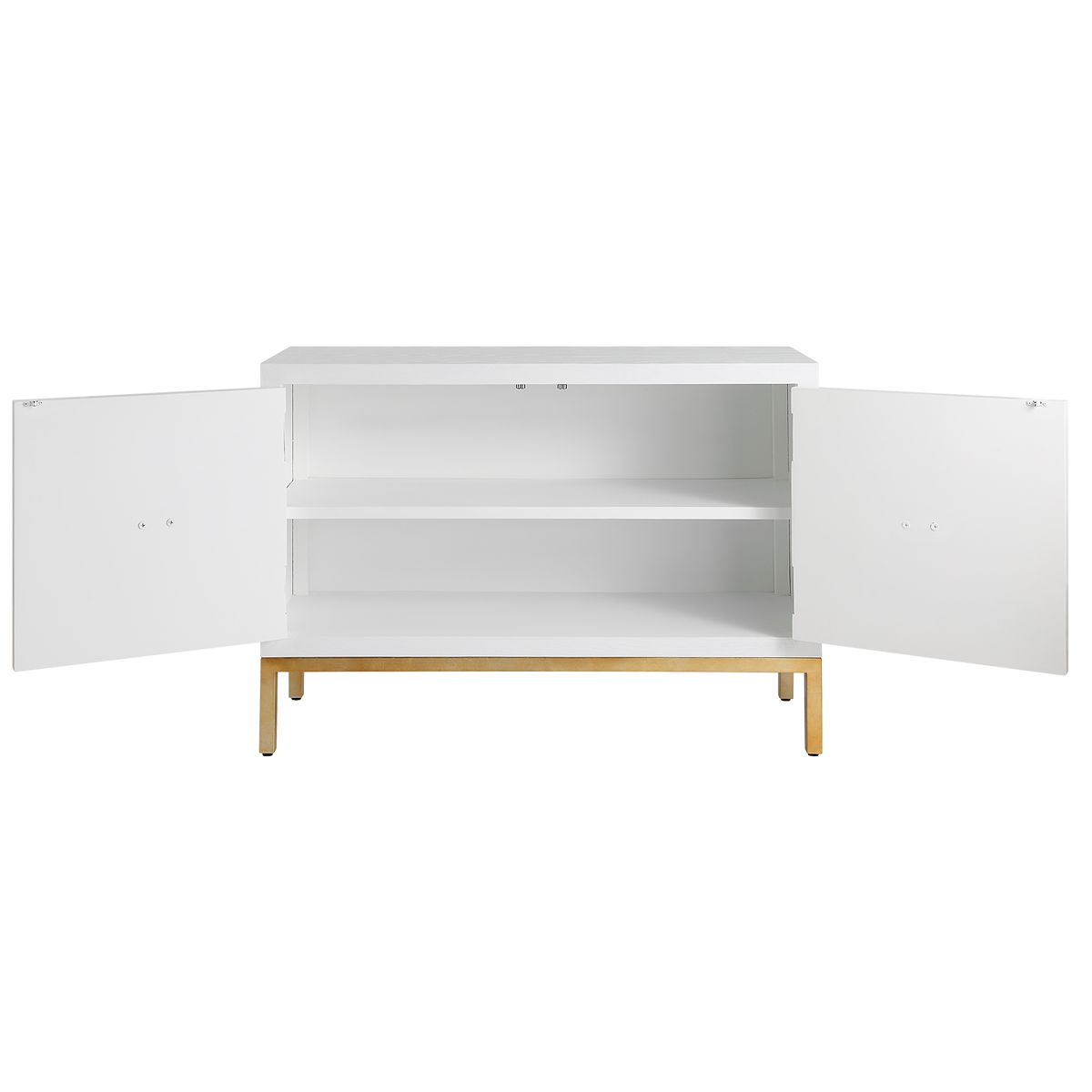Aiken 2 Door Cabinet, White - Uttermost