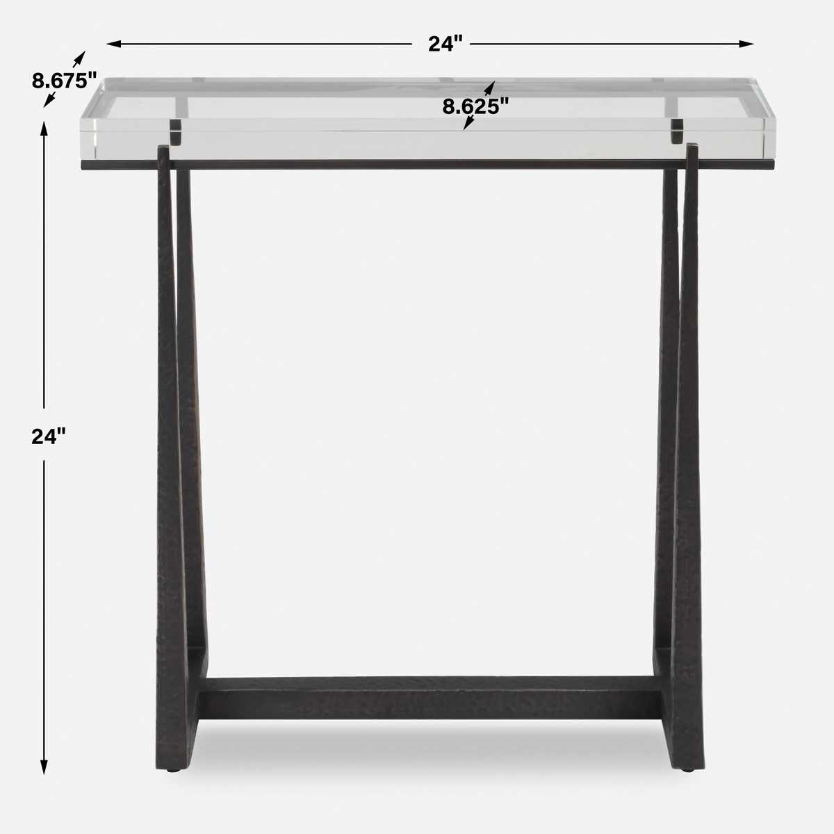 Midas Accent Table, Bronze view 9