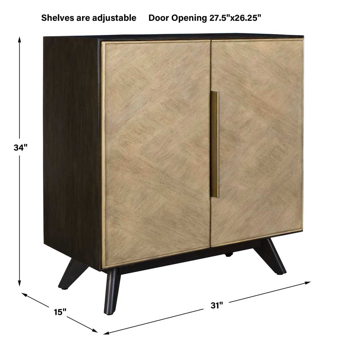 Reina 2 Door Cabinet - Uttermost