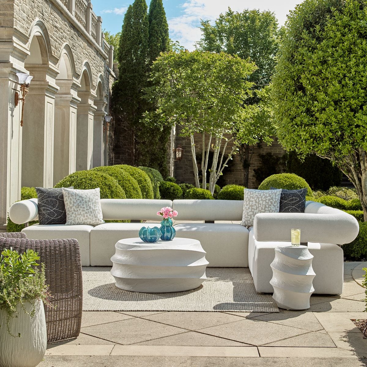 Winded Indoor-Outdoor Accent Table - Uttermost
