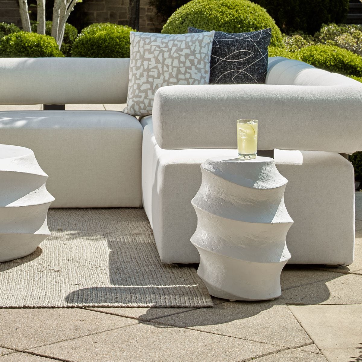 Winded Indoor-Outdoor Accent Table - Uttermost