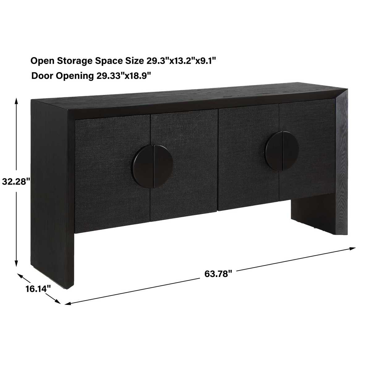 Williams 4 Door Cabinet - Uttermost