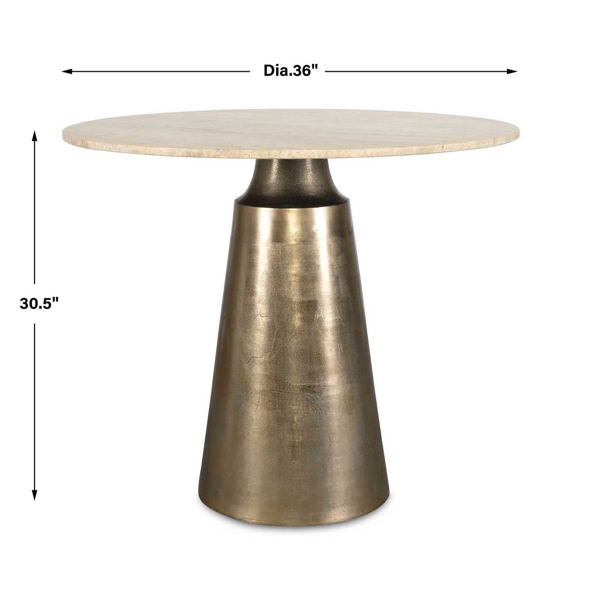 Midsummer Indoor-Outdoor Bistro Table, 2 Cartons view 4