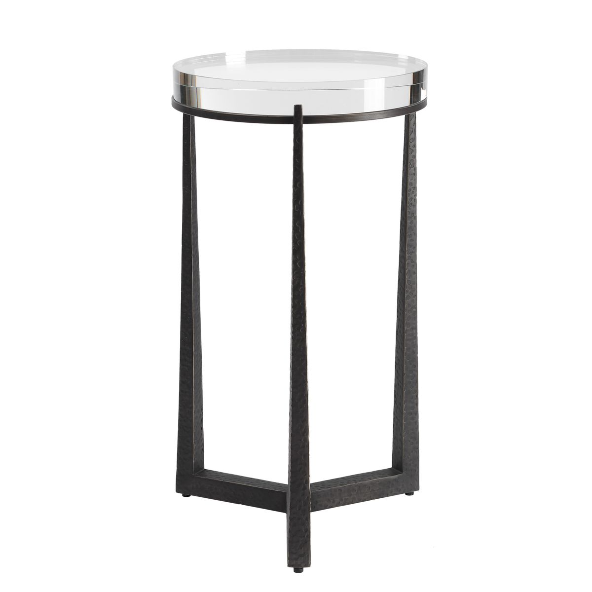 Midas Round Accent Table, Dark Bronze view 5