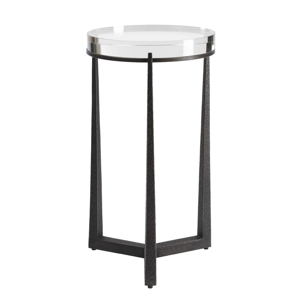 Midas Round Accent Table, Dark Bronze view 12