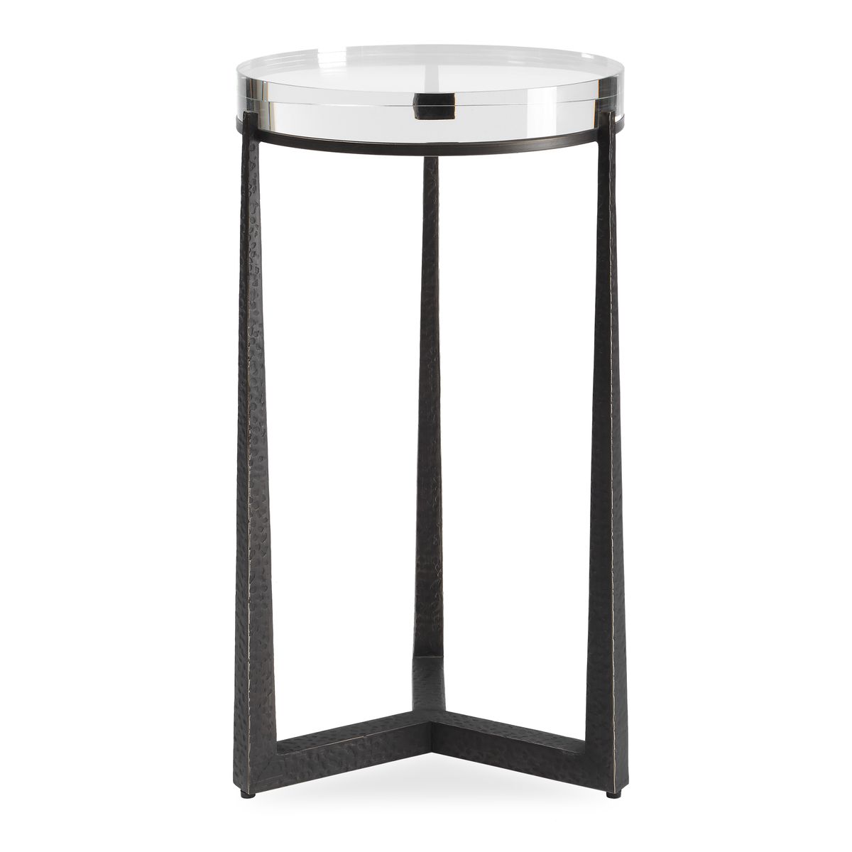 Midas Round Accent Table, Dark Bronze view 2