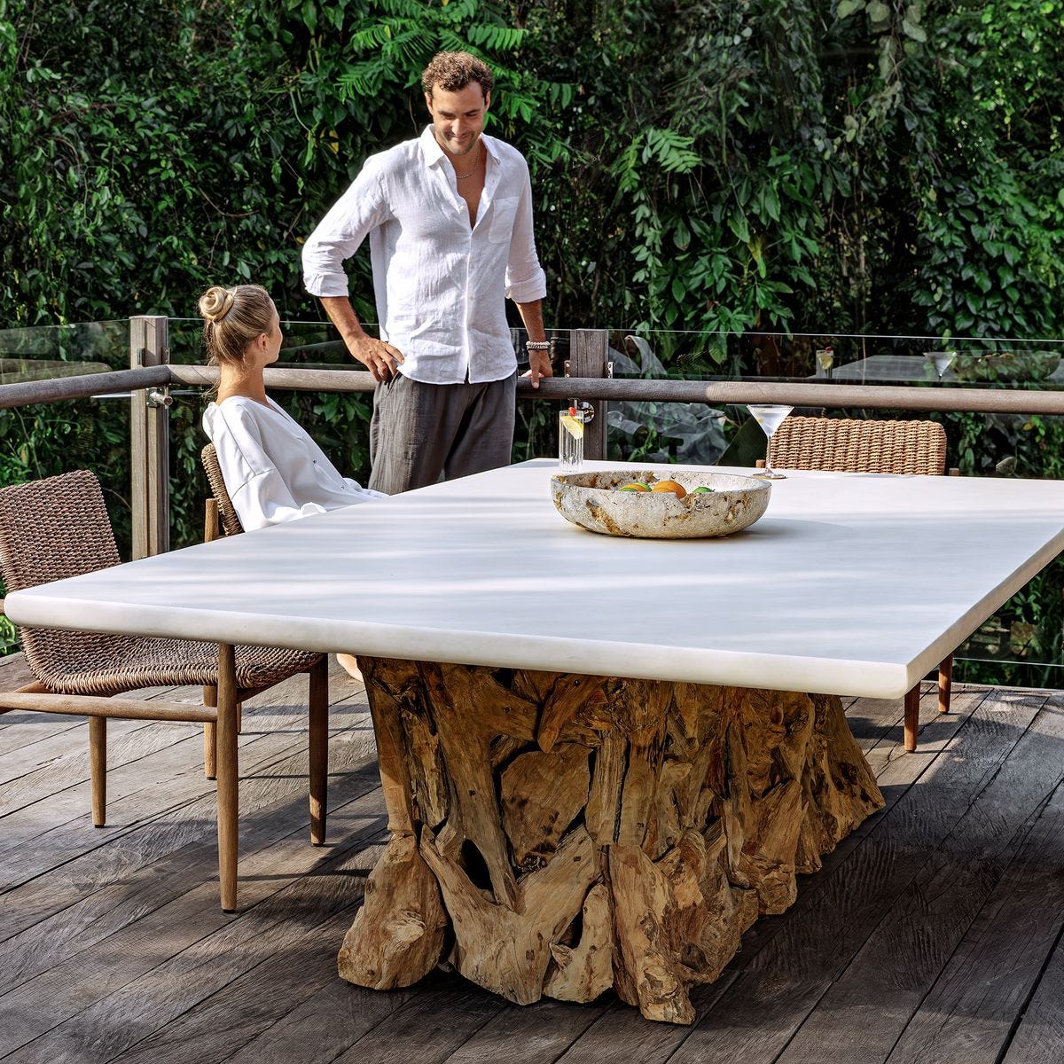 Stonewood Indoor-Outdoor Ping Pong Dining Table, 2 CARTONS view 9