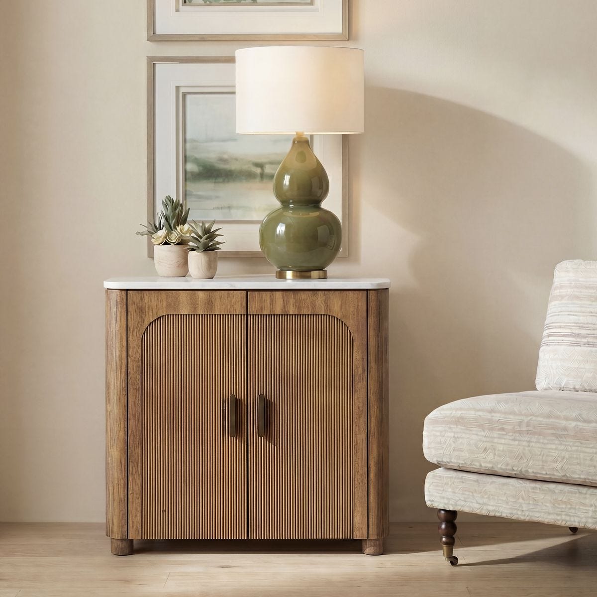 Mebarak 2 Door Cabinet - Uttermost