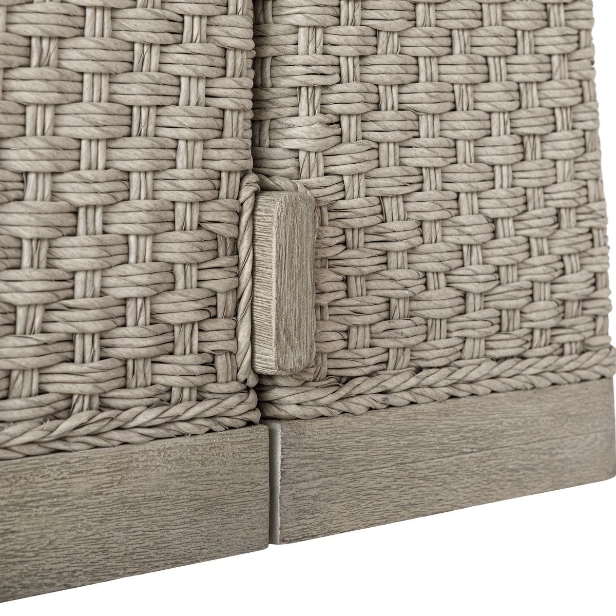 Harbor Herringbone Indoor-Outdoor Dining Table, 2 CARTONS view 9