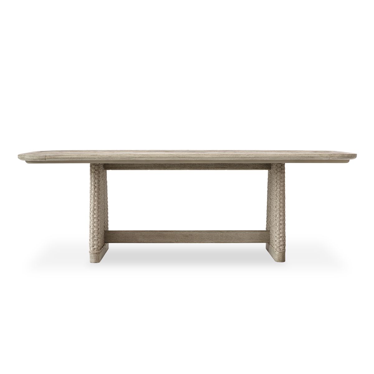 Harbor Herringbone Indoor-Outdoor Dining Table, 2 CARTONS view 2