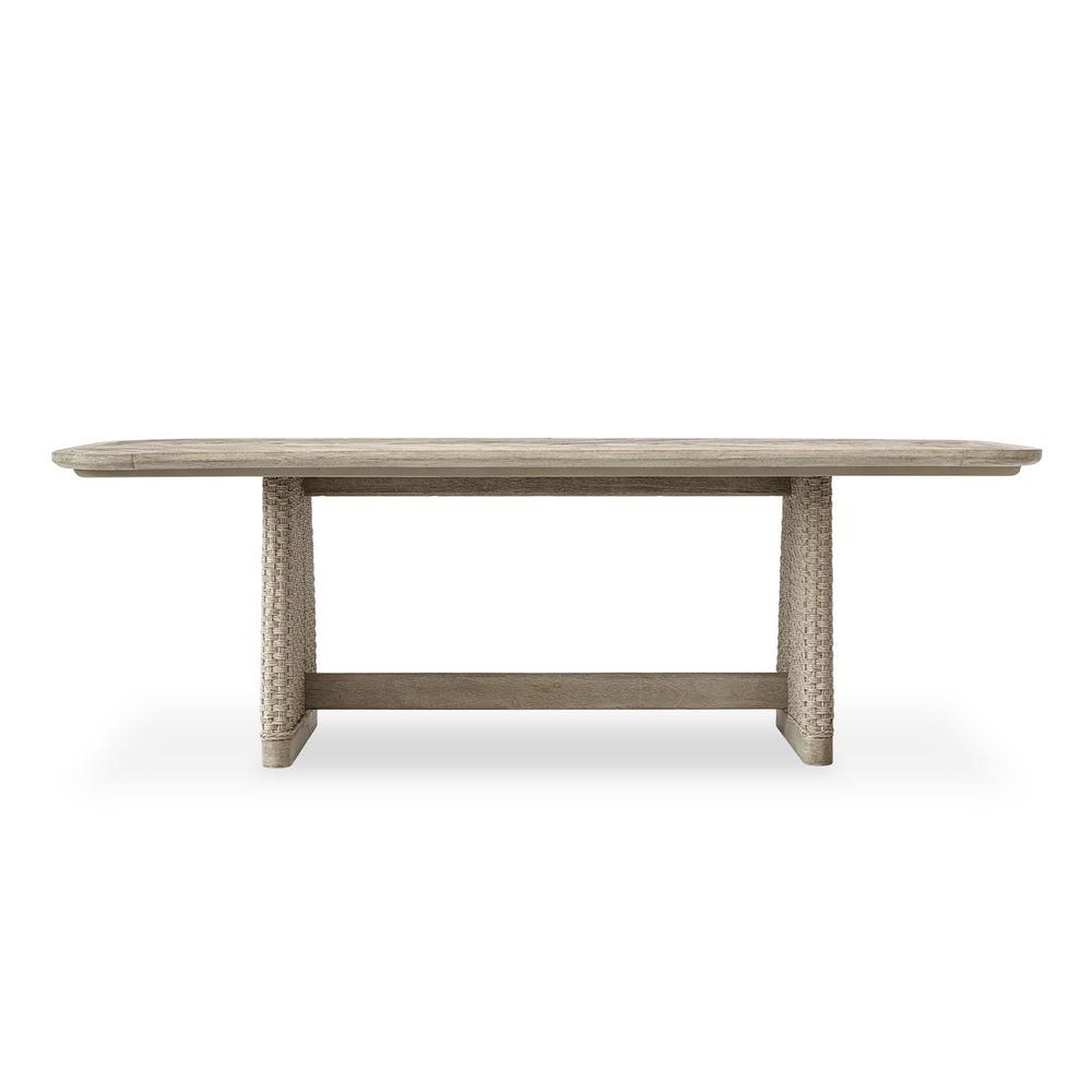 Harbor Herringbone Indoor-Outdoor Dining Table, 2 CARTONS view 12