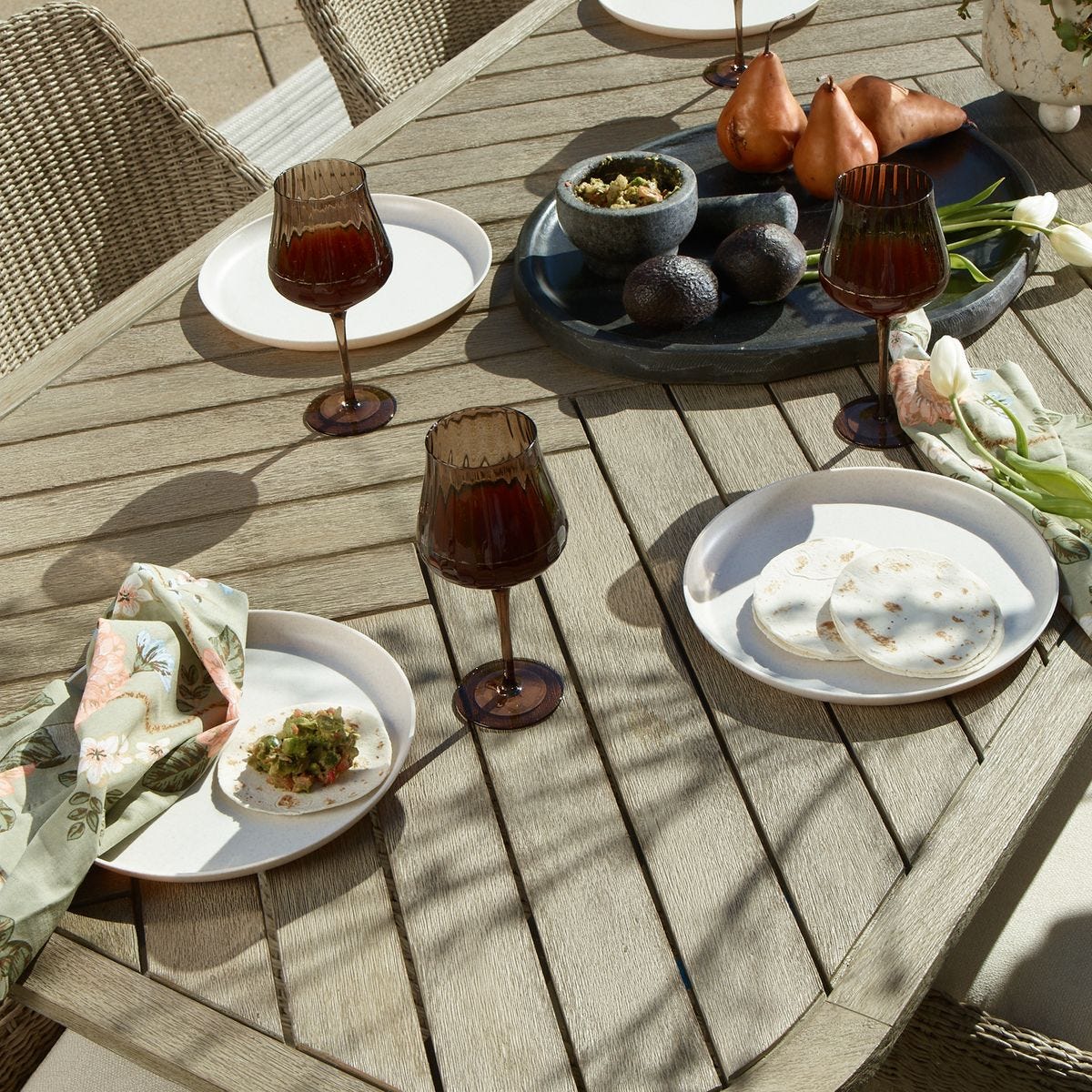 Harbor Herringbone Indoor-Outdoor Dining Table, 2 CARTONS view 4