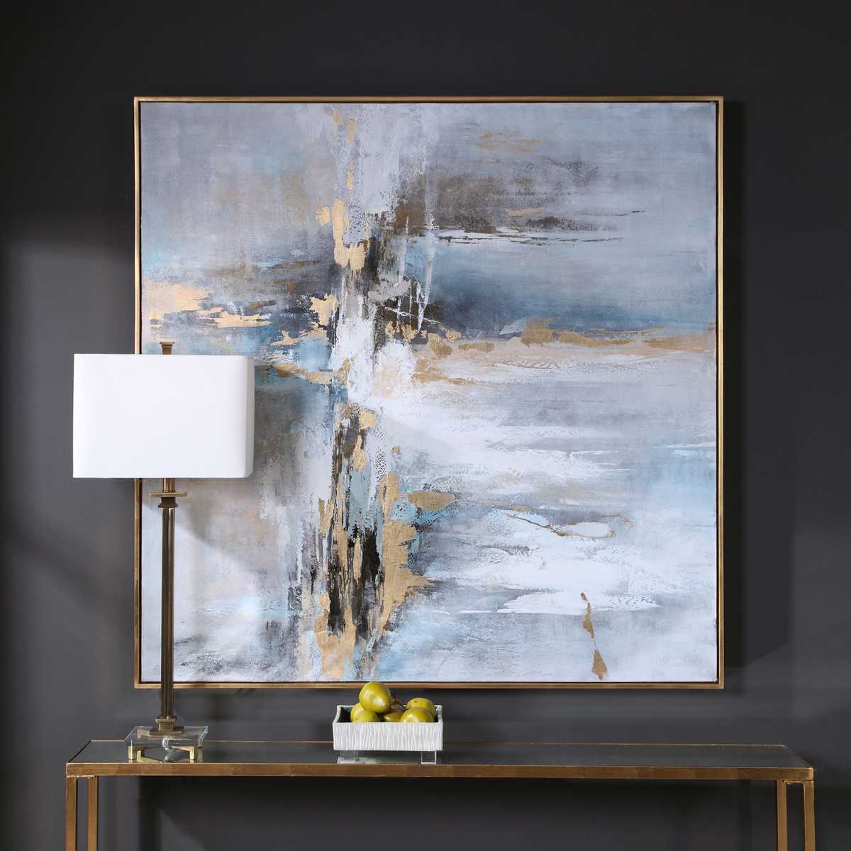 Road Less Traveled Hand Painted Canvas - Uttermost