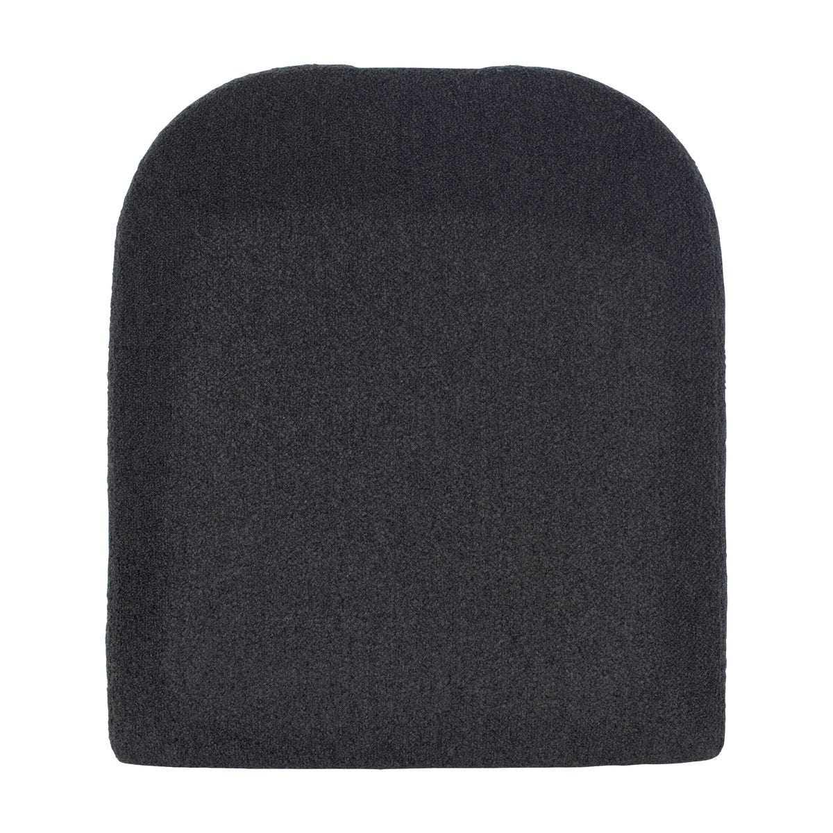 Bolster Back Outdoor Dining Chair, Charcoal view 9