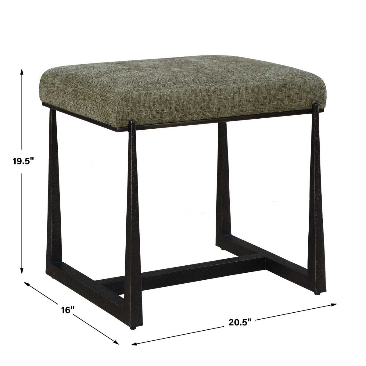 Midas Small Bench, Bronze view 9