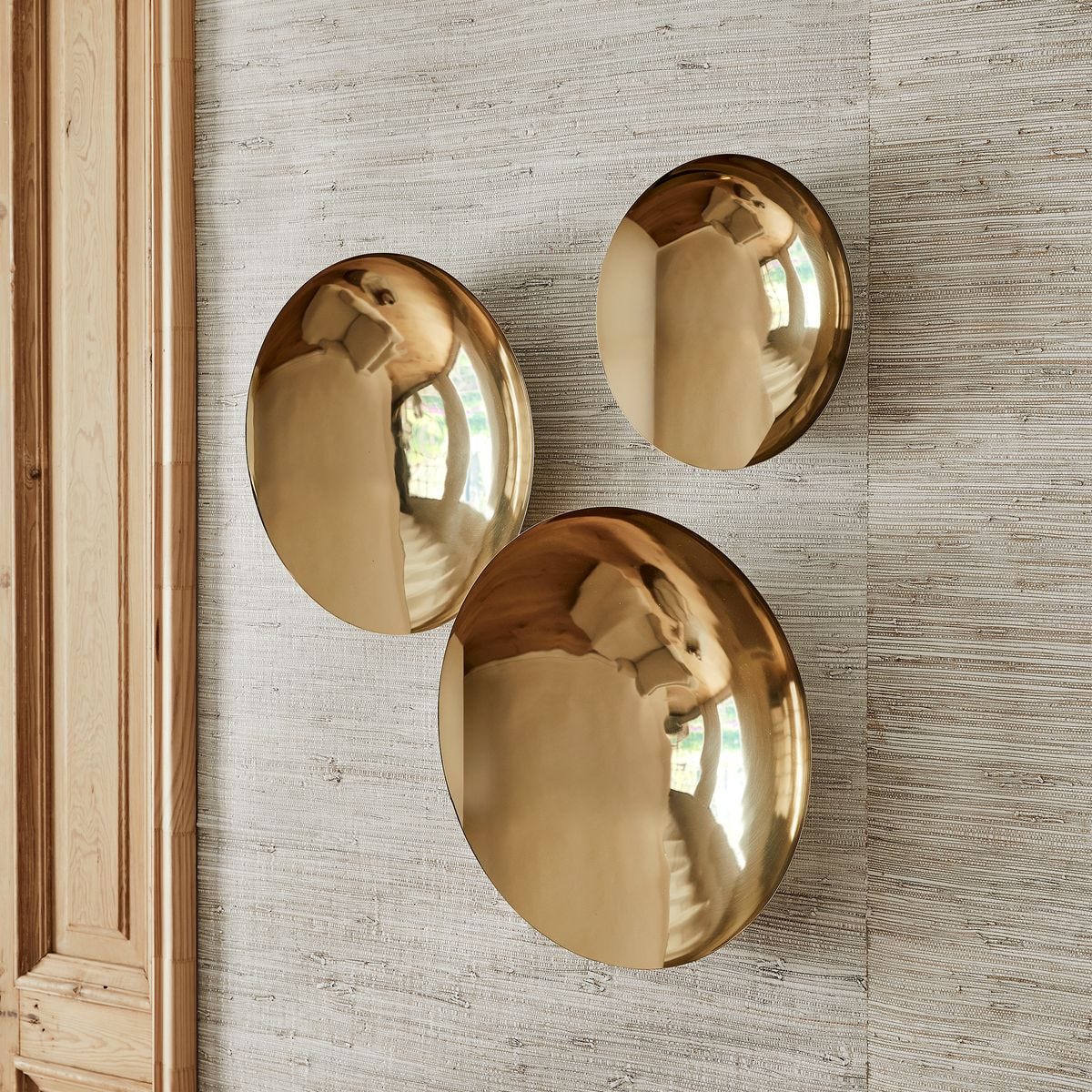 Golden Bowls Metal Wall Decor, S/3 - Revelation