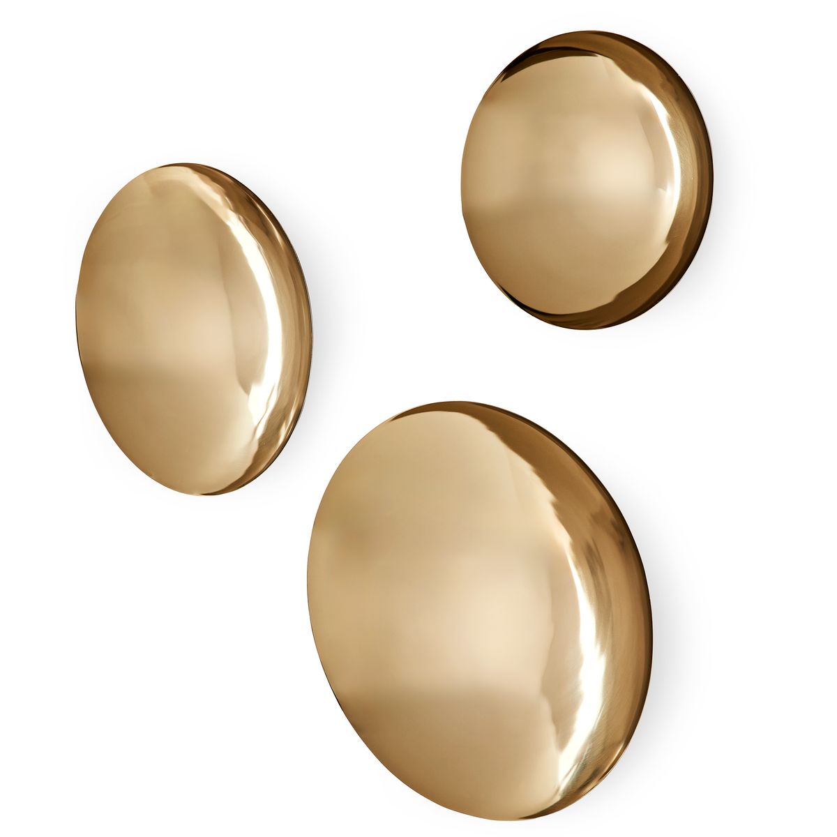Golden Bowls Metal Wall Decor, S/3 - Revelation