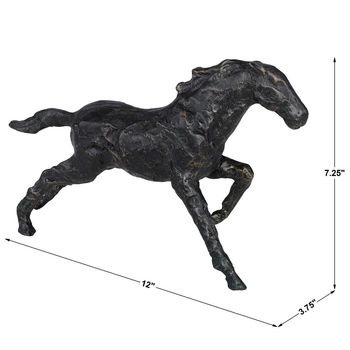 【最終セール】海外インテリア Uttermost アターモスト 彫刻 置物 Stampede Metal Wall Sculpture - Uttermost