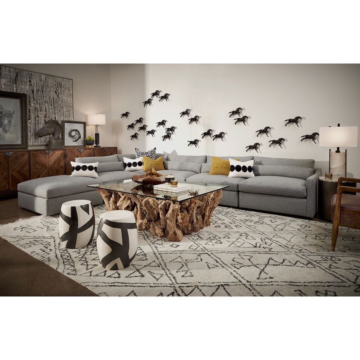 Stampede Metal Wall Sculpture - Uttermost