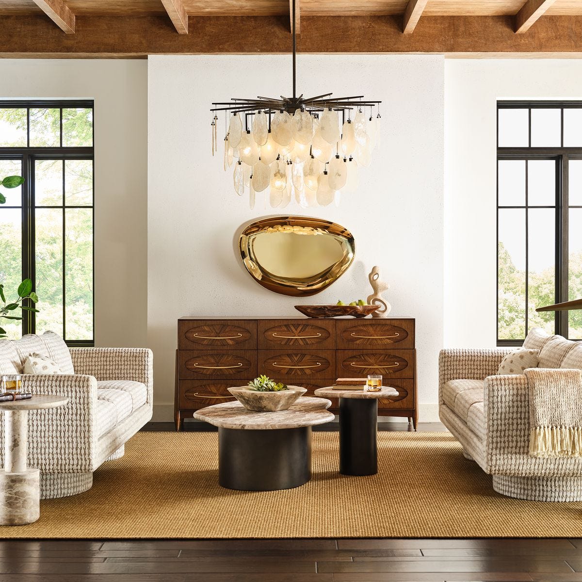 Jelly Bean Wall Sculpture - 26x38 Gold - Uttermost