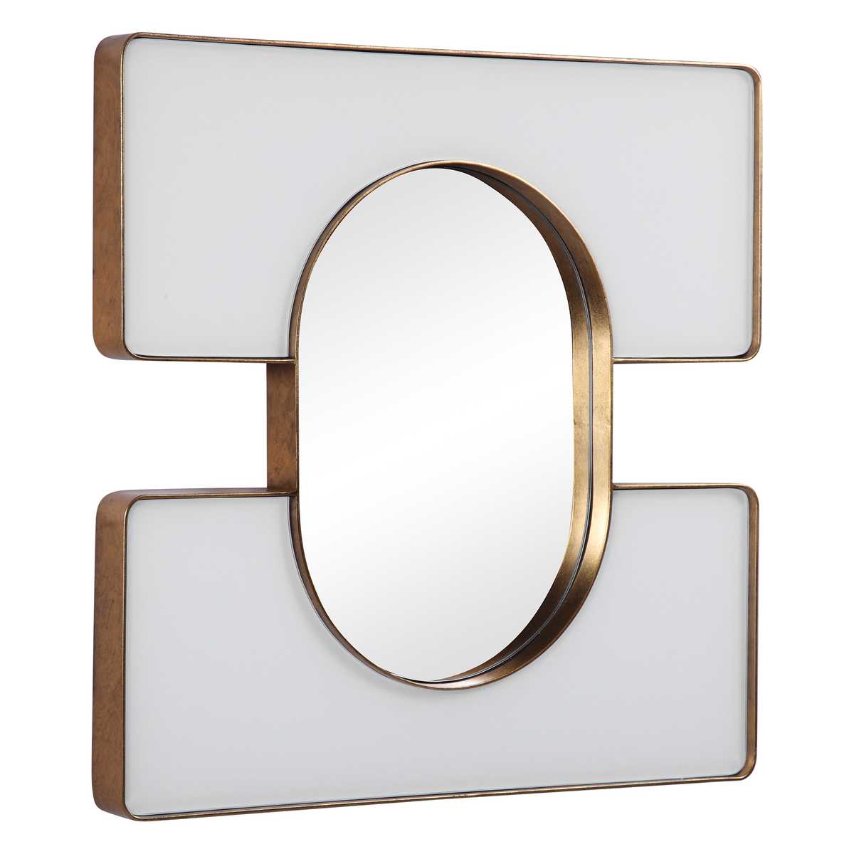 Embrace Square Mirror - 24x24 White - Uttermost