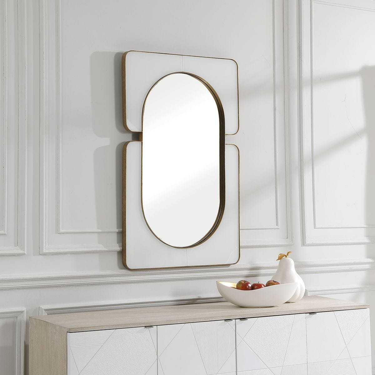 Embrace Mirror - White - Uttermost