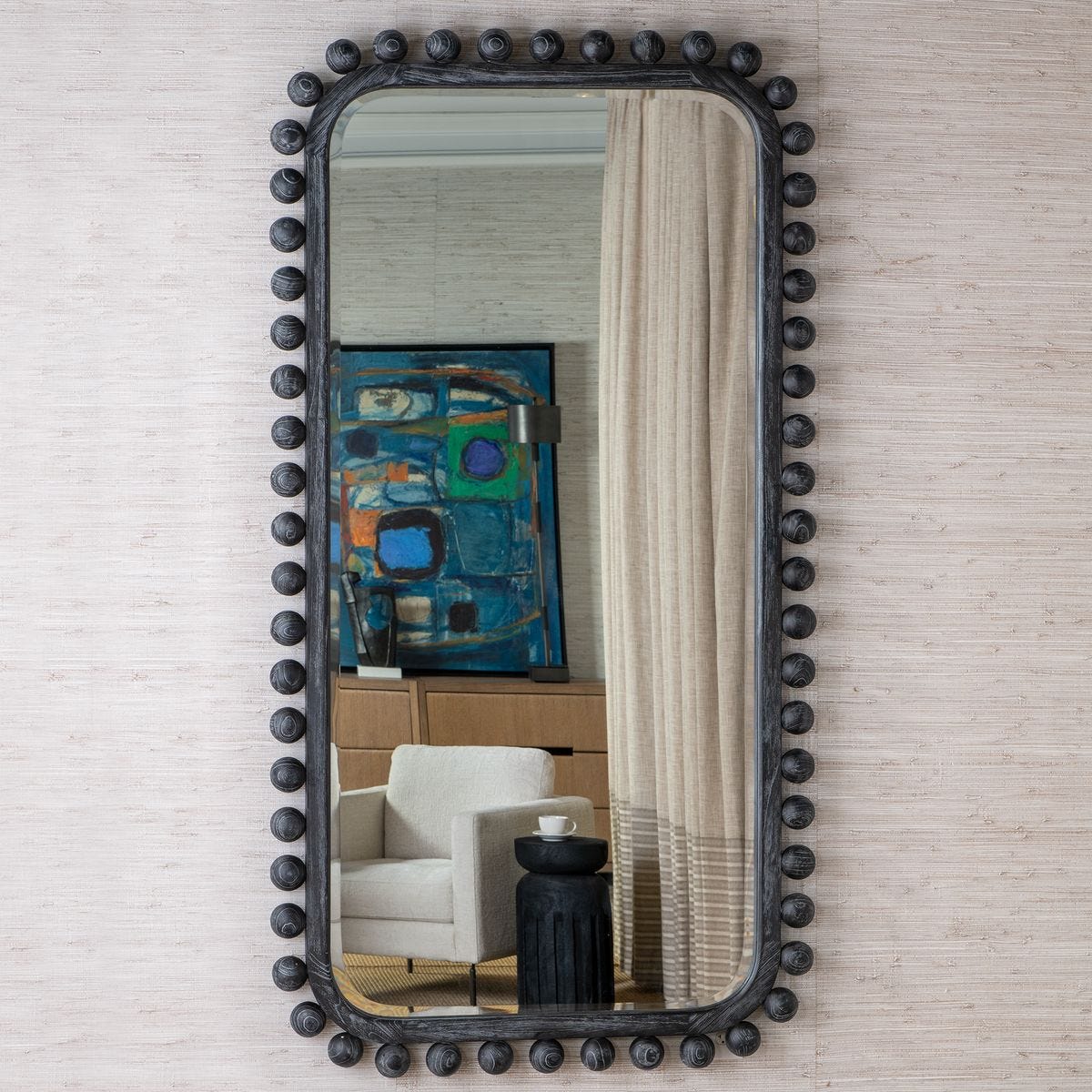 Brianza Mirror - 46x88 Ebony - Uttermost
