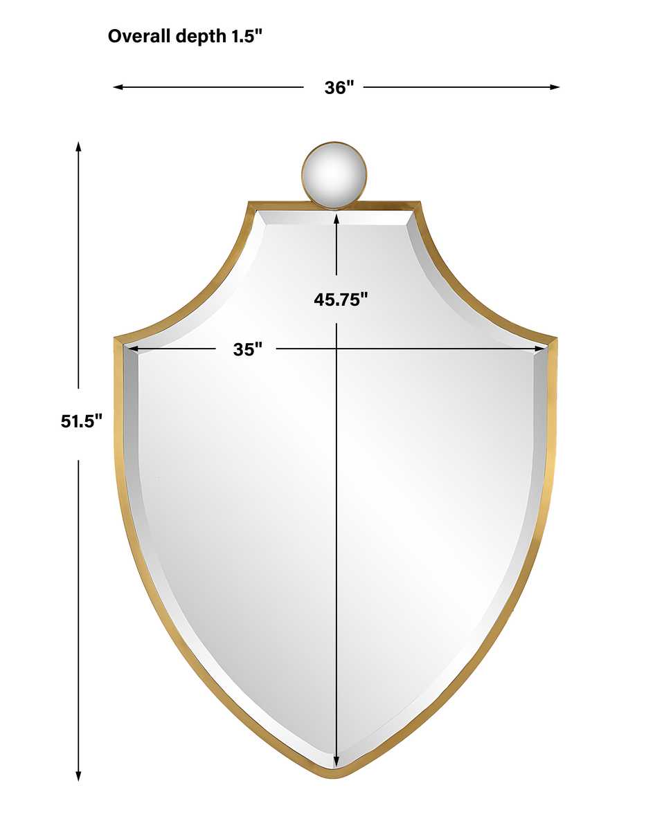 アンジー@プロフ　美品　UTTERMOST社製　大型鏡 Signet Mirror - Uttermost