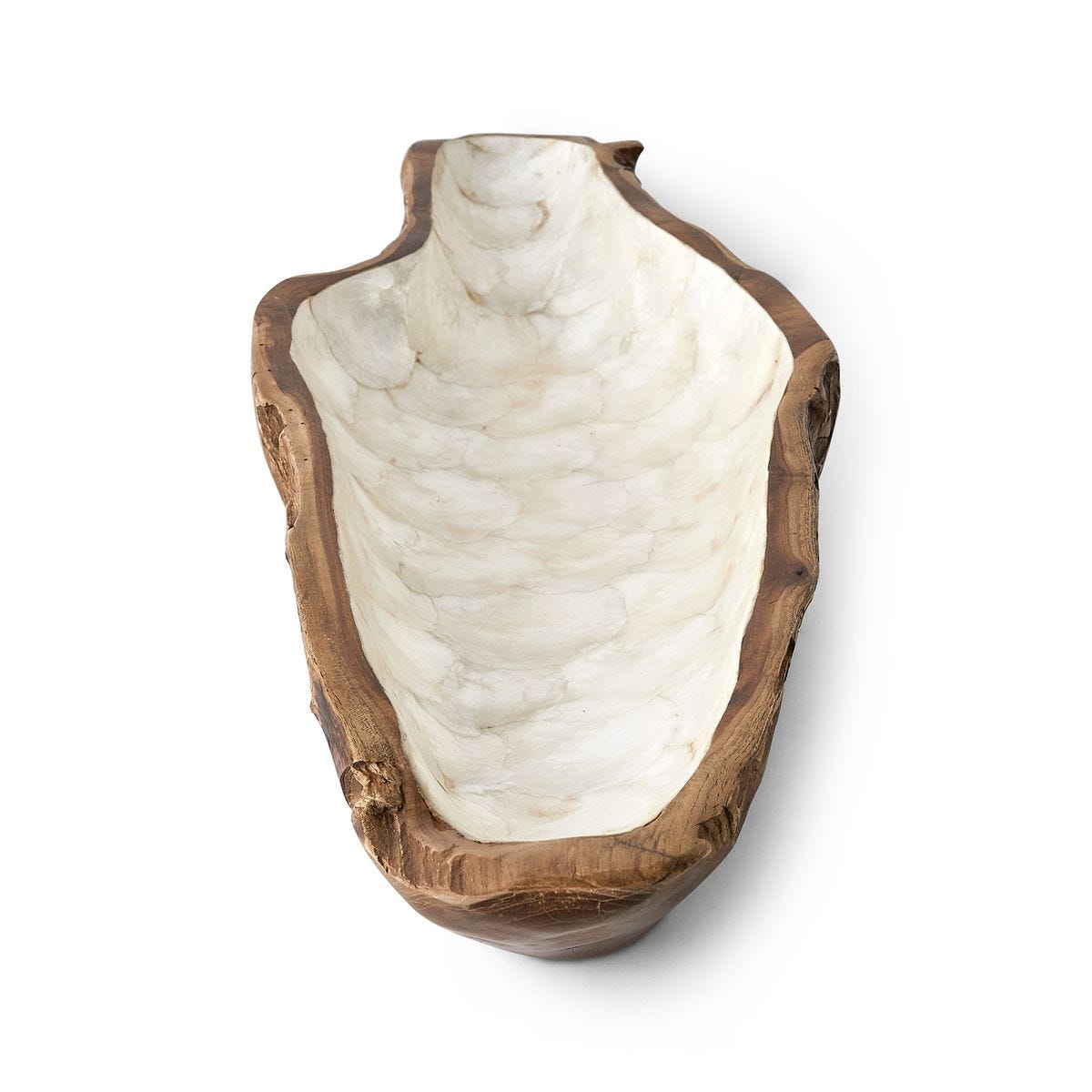 Pearl Forest Bowl - White Capiz - Revelation