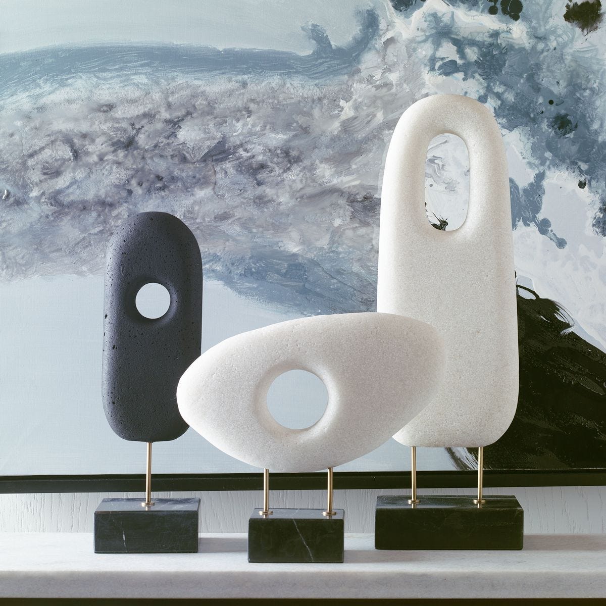 Minion Sculpture - Stone Reclining view 8
