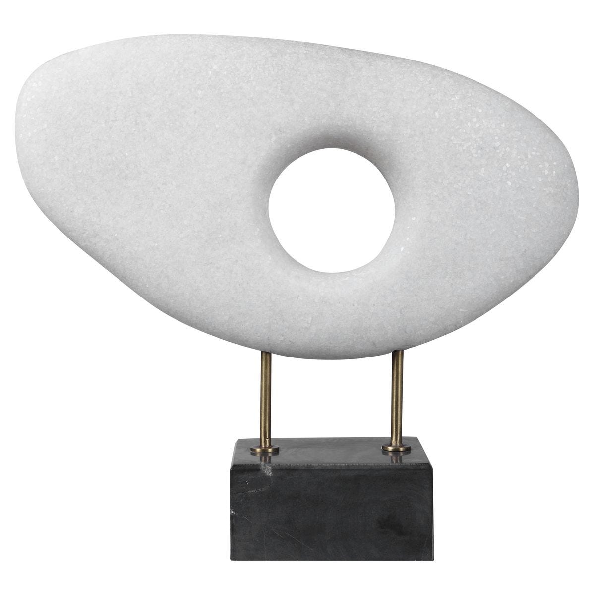 Minion Sculpture - Stone Reclining view 2