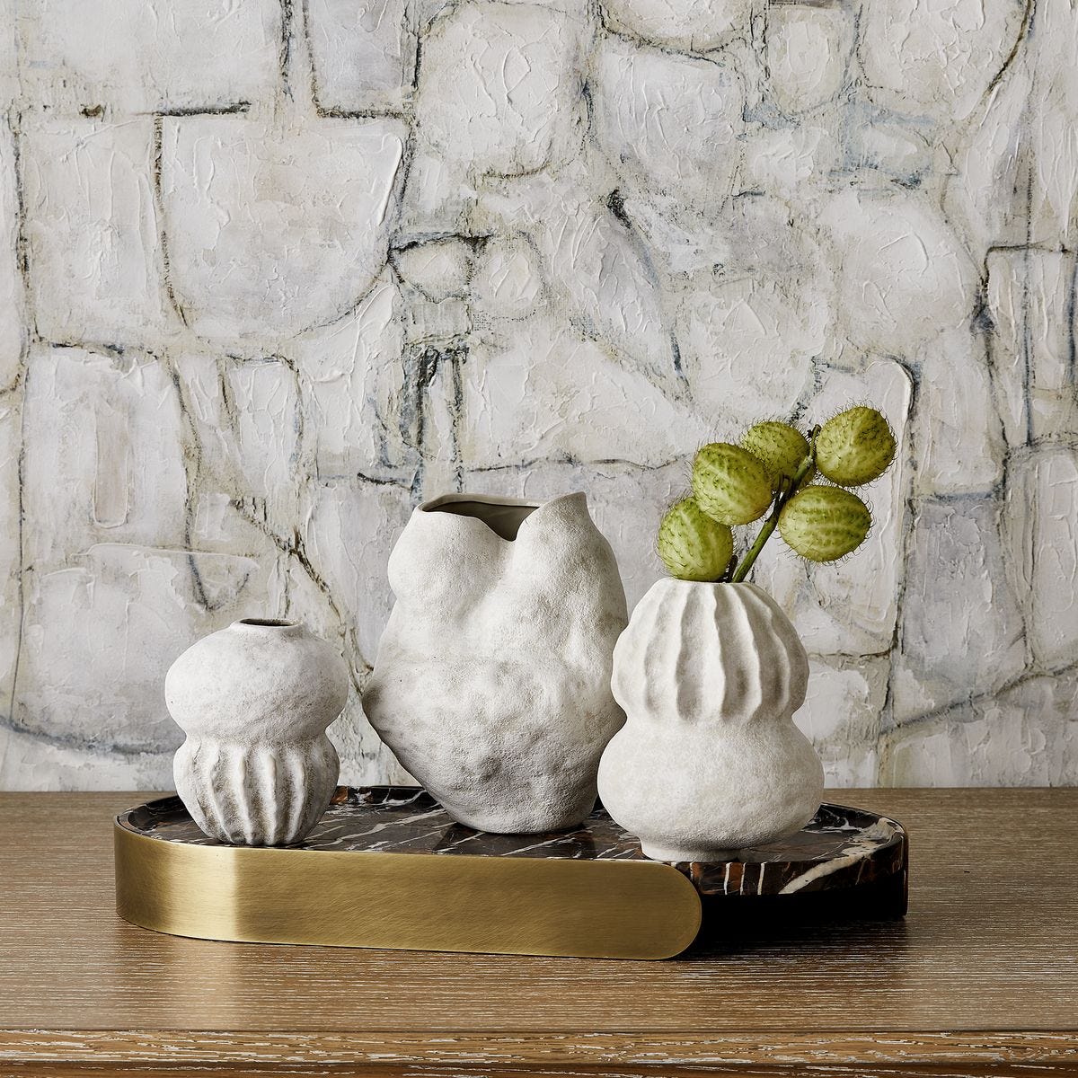 Lozenge Tray - Michelangelo Marble - Revelation