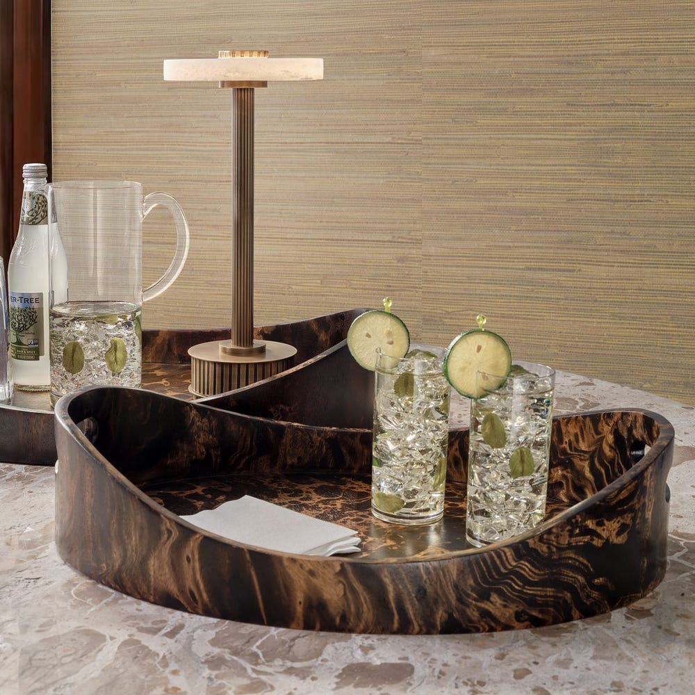 Nesting Regent Trays, S/2