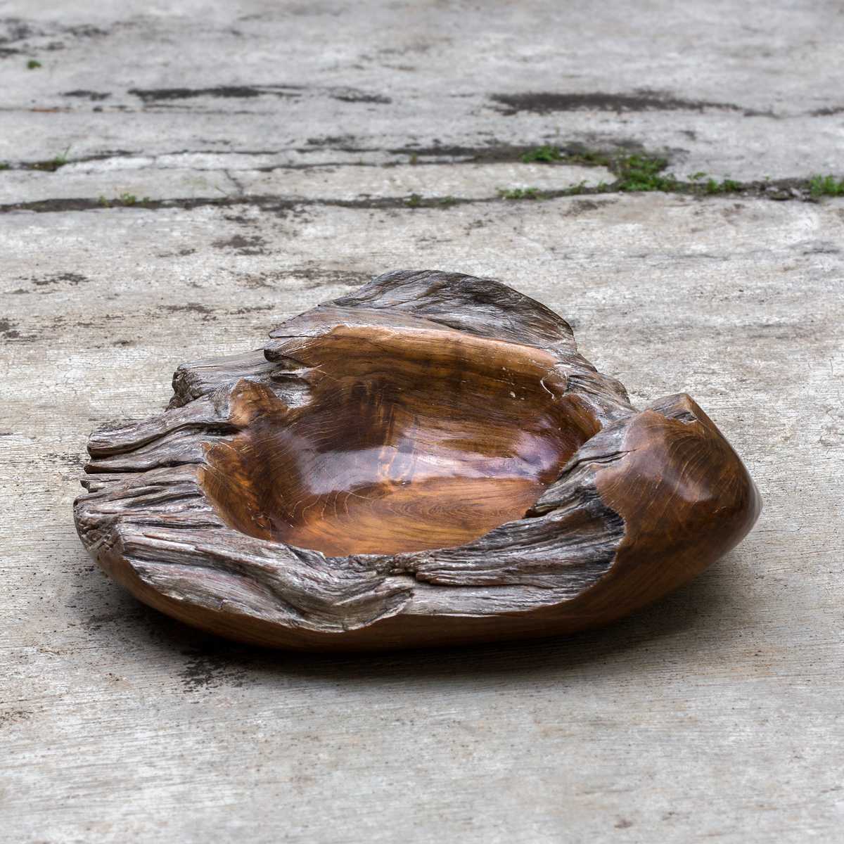 Giulio Teak Bowl view 4