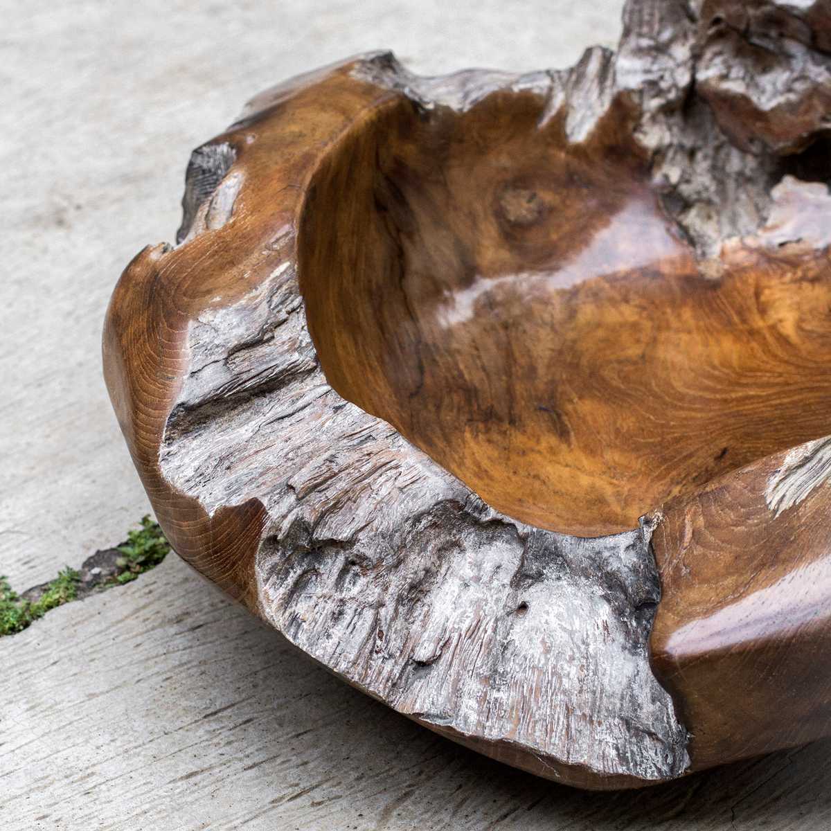 Giulio Teak Bowl view 3