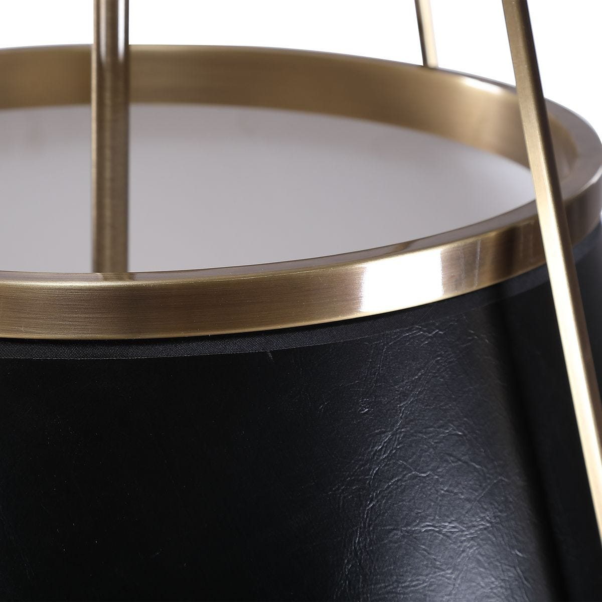 Leather Classic, 4 Lt Pendant - Black - Revelation