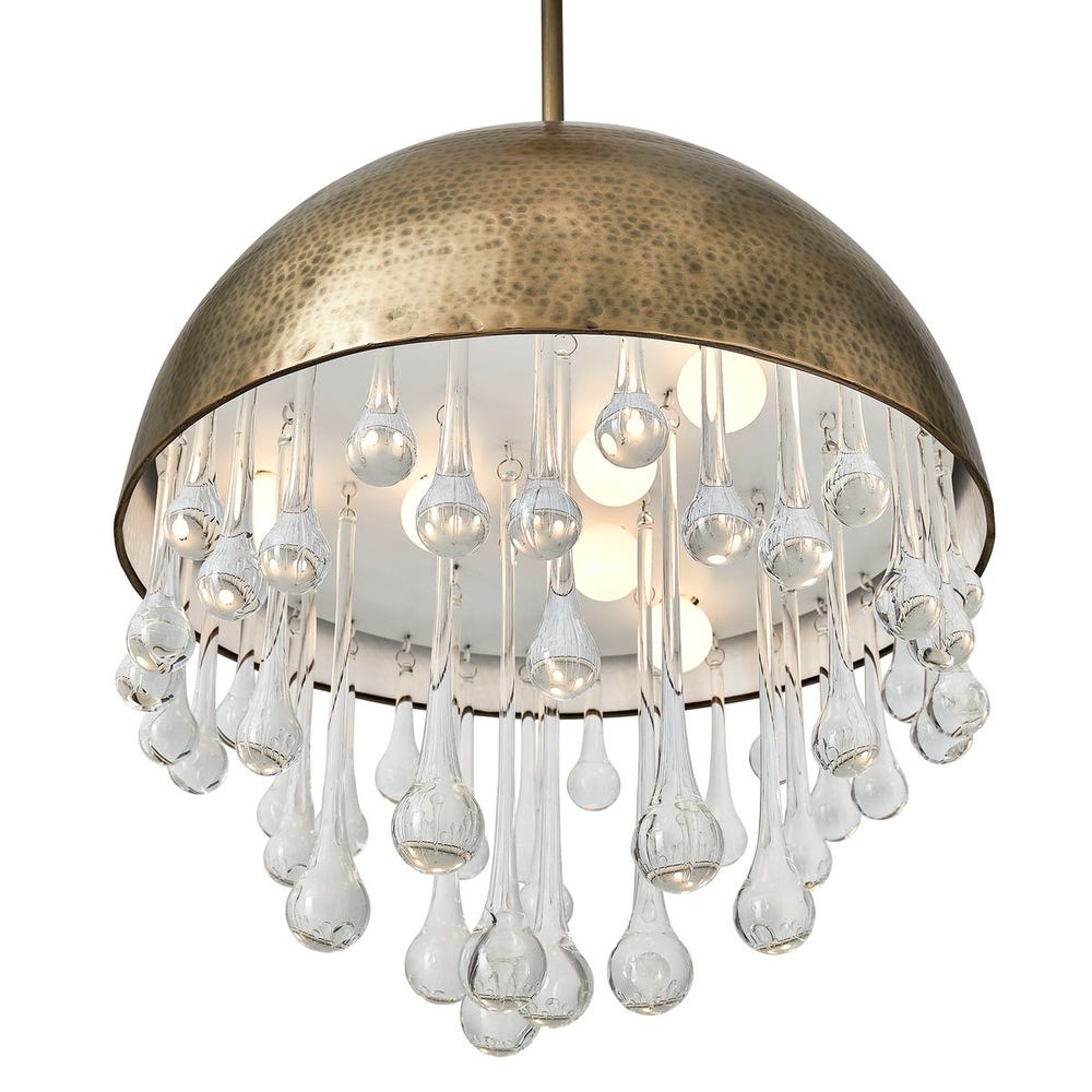 Downpour, 6 Lt Pendant - Round view 13
