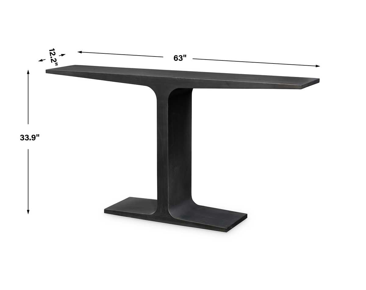 I-Beam Console Table view 6